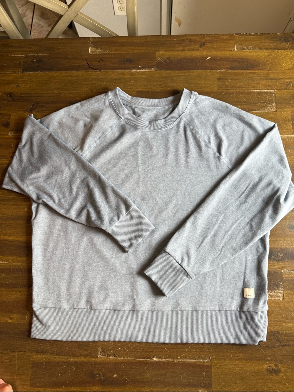 Vuori Log Sleeve Pullover Crew Lightweight